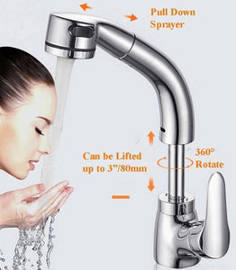 Height Adjustable Pull-out Sink Tap