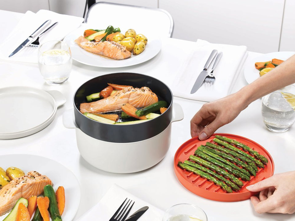 45001 M-Cuisine 4 Piece Stackable Microwave Cooking Set