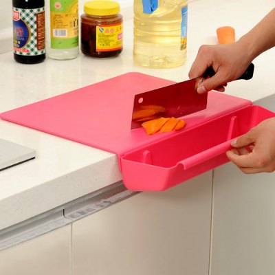 Plastic 2 in 1 Cutting Board Kitchen Tool