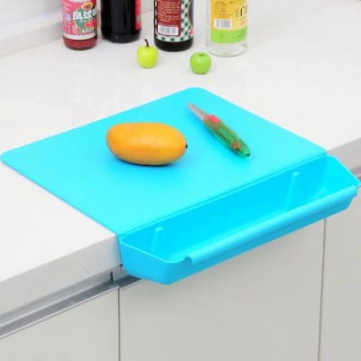 Plastic 2 in 1 Cutting Board Kitchen Tool