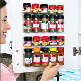 1/2/4 Pcs Organizer Rack Kitchen Cabinet Door Hooks Jars Spice Holder Tools