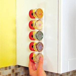 1/2/4 Pcs Organizer Rack Kitchen Cabinet Door Hooks Jars Spice Holder Tools